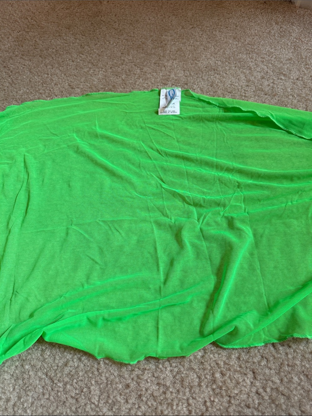 Catalina Neon Green Sheer Swim Cover-Up - Picture 4 of 7